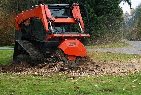 home made stump grinder for skid steer|skid steer mounted tree grinder.